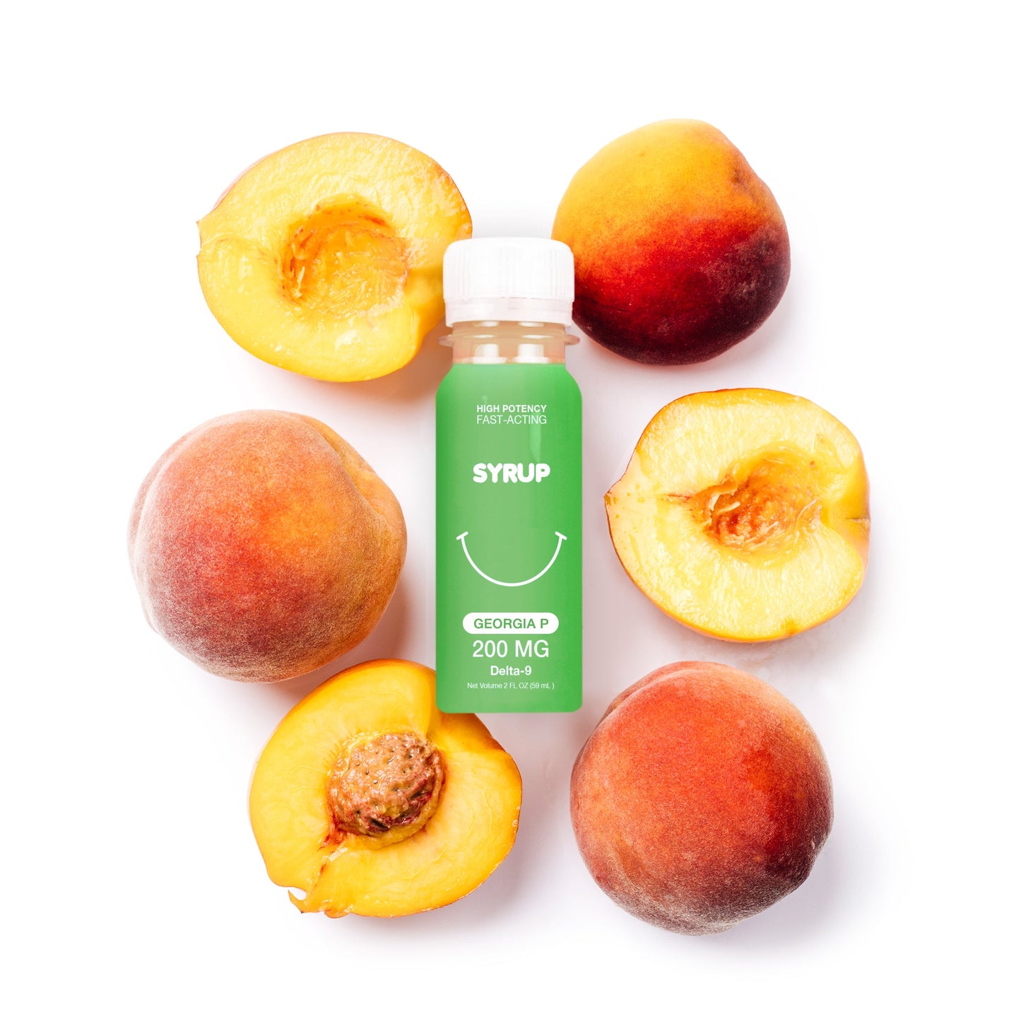 🎁 Sirop THC 200mg - Georgia Peach 🍑 (100% off)