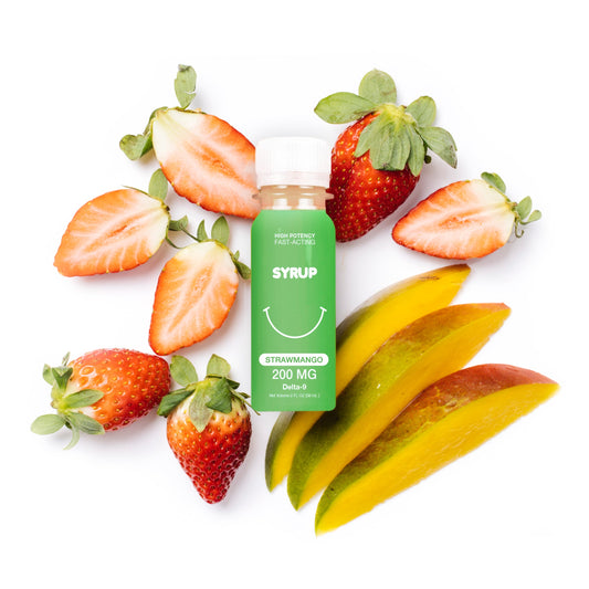 🎁 Sirop THC 200mg - Strawmango 🥭 (100% off)