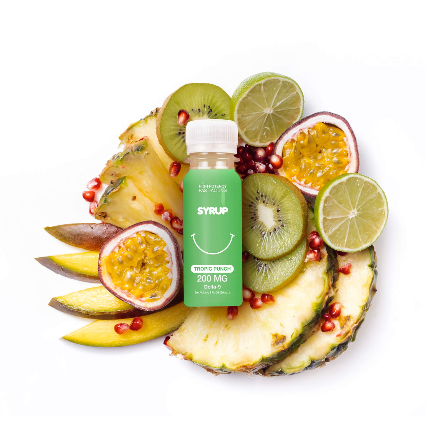 🎁 Sirop THC 200mg - Tropic Punch 🍹 (100% off)