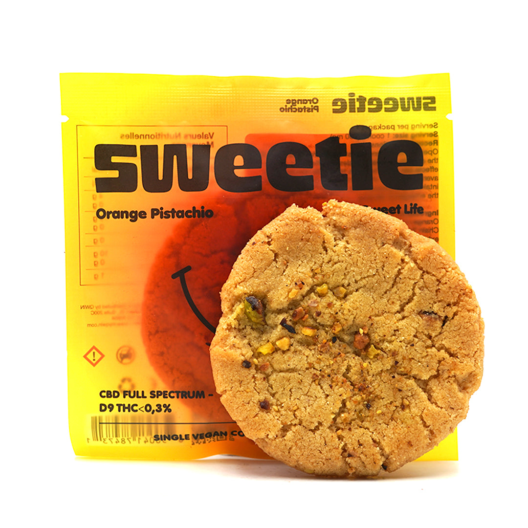 🎁 Space cookie THC 100mg - Orange Pistachio 🍊 (100% sleva)