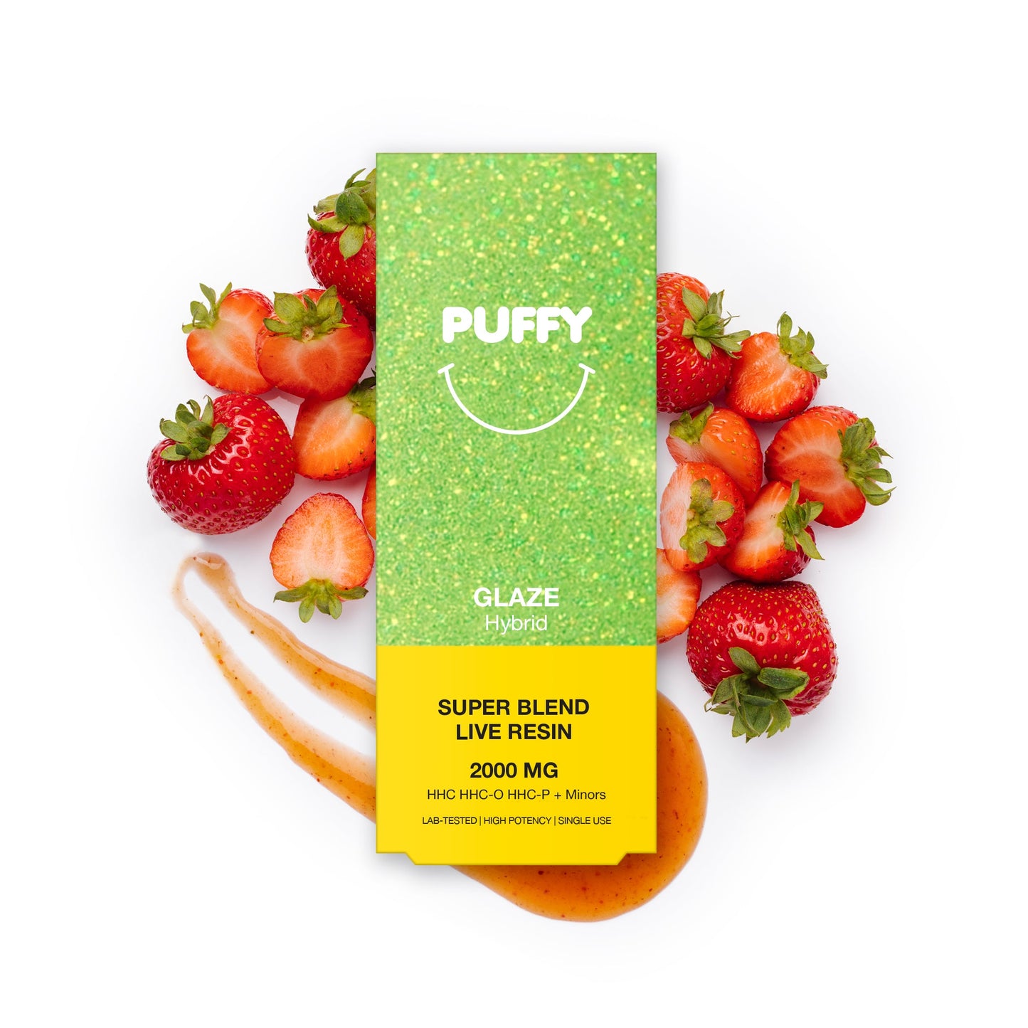 🎁 Puff HHC 2000mg - Glaze 🍓 (100% sleva)