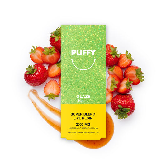 🎁 Puff HHC 2000mg - Glaze 🍓 (100% έκπτωση)