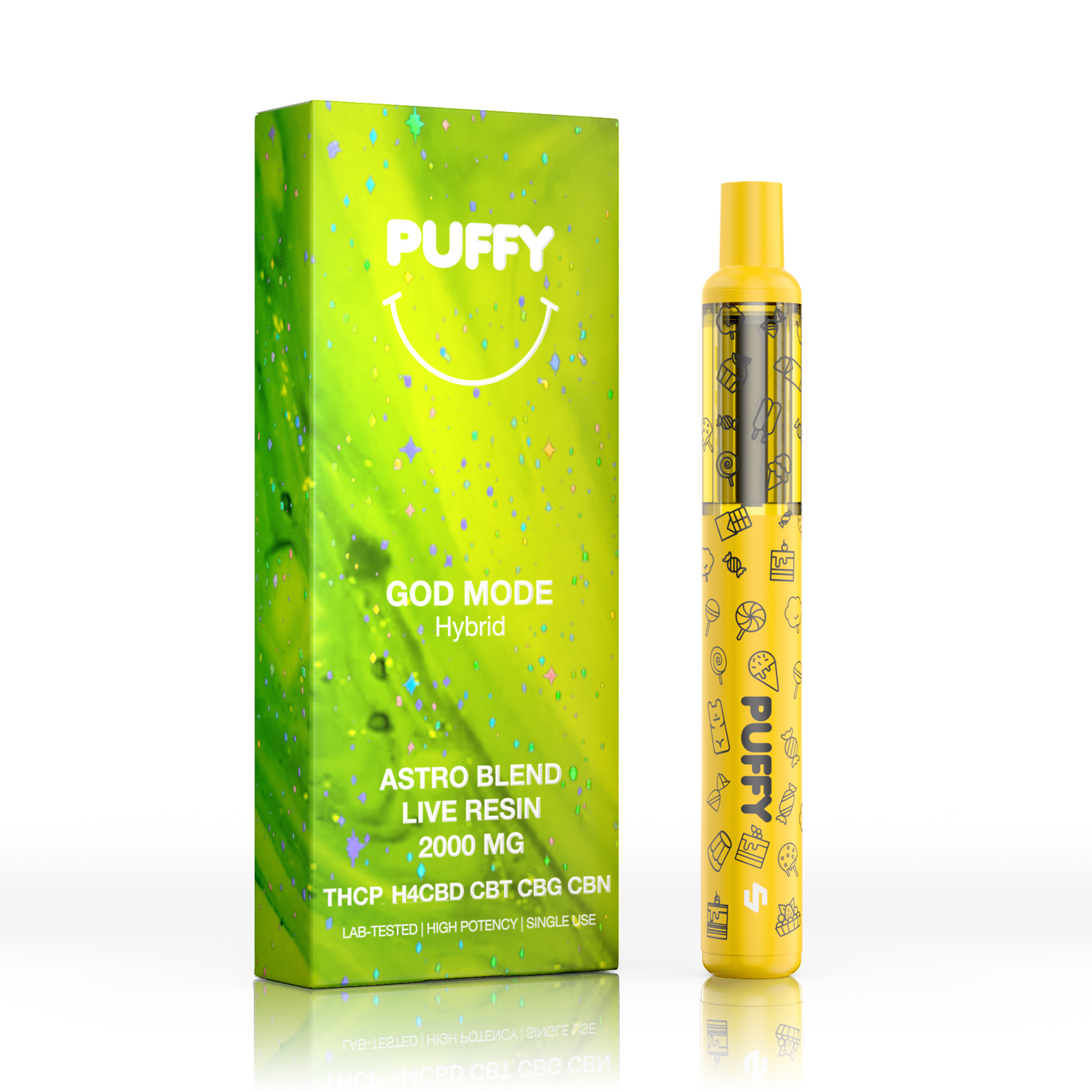 🎁 Puff THC-P 2000mg - God mod 🌠 (100% kedvezmény)