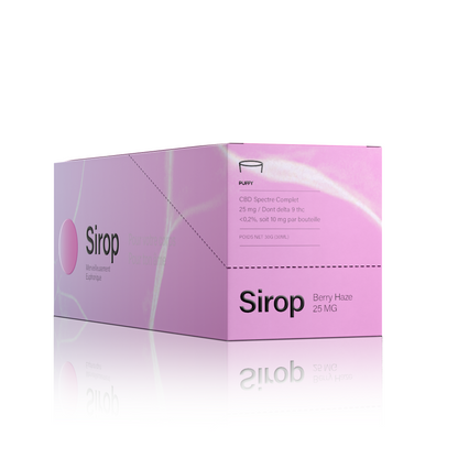 Siroop THC 25mg - Rode bessen 🍓